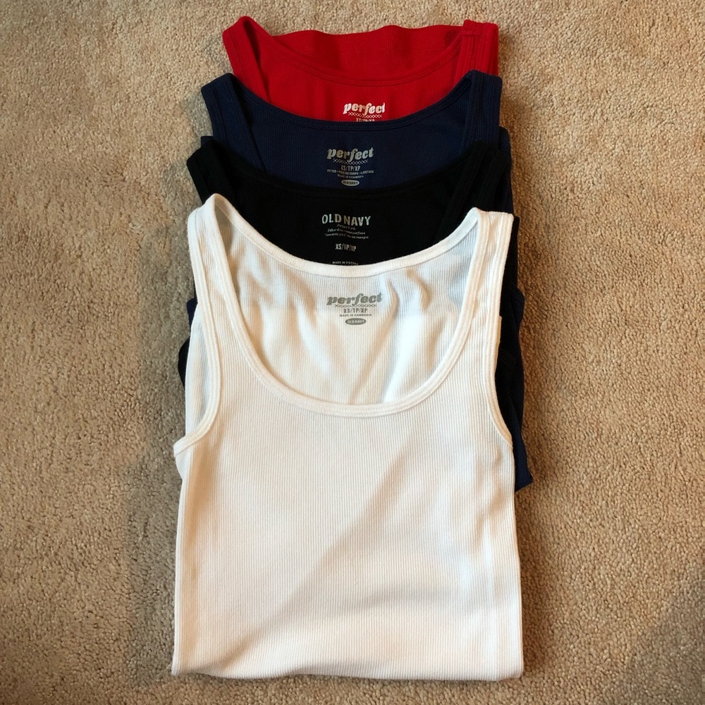 Four tank tops